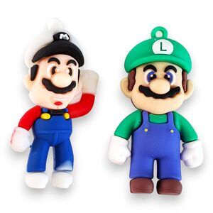Super Mario Bros. PVC Figure Set - 14 Mini Figures - Collectible Charms Ornament